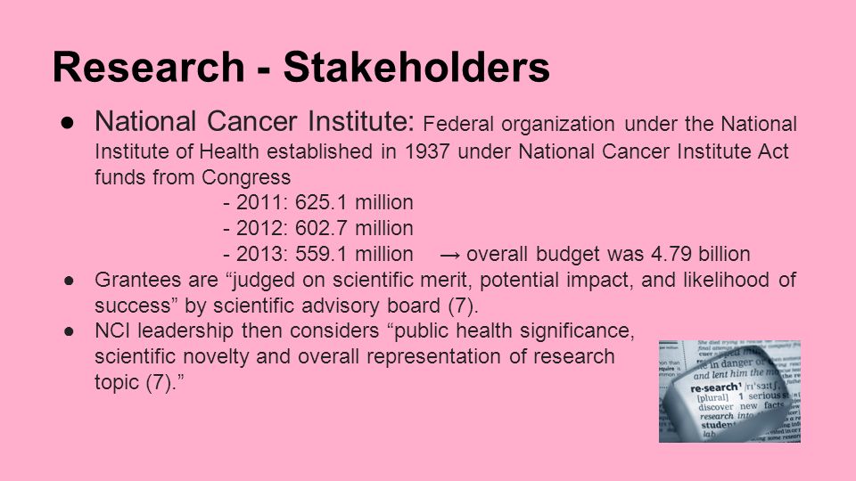 The national cancer strategy: stakeholder engagement report